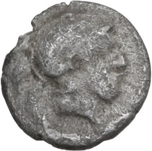 obverse: Southern Lucania, Thurium. AR Obol, c. 443-410 BC