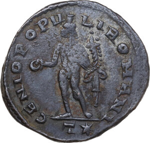 reverse: Constantius I (293-306). AE Follis, Rome mint, 299 AD