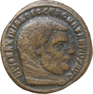 obverse: Galerius (305-311). AE Follis, Ostia mint, 309-312