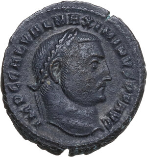obverse: Maximinus II Daia (309-313). AE Follis, Cyzicus mint, 311 AD