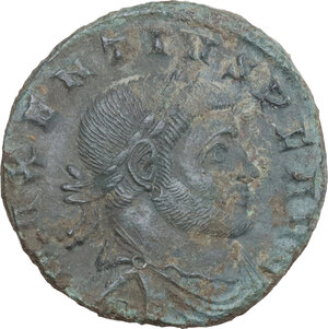obverse: Maxentius (306-312). AE Follis, Ticinum mint, 307-308