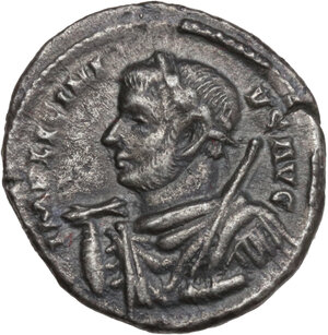 obverse: Licinius I (308-324). AR Half Follis, Trier mint, 309-313