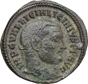 obverse: Licinius I (308-324). AE Follis, Nicomedia mint, 311 AD