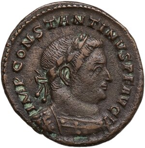 obverse: Constantine I (307-337). AE 27mm, Trier mint, 307-308