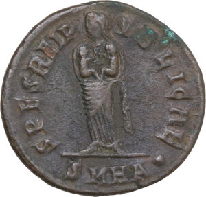 reverse: Fausta, wife of Constantine I (307-326). AE 19 mm, Heraclea mint, 326 AD