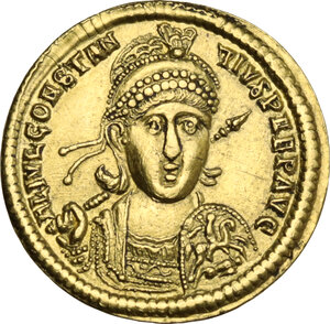 obverse: Constantius II (337-361). AV Solidus, 355-361 AD. Antioch mint