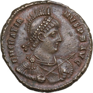 obverse: Gratian (367-383). AE 23 mm. Antioch mint