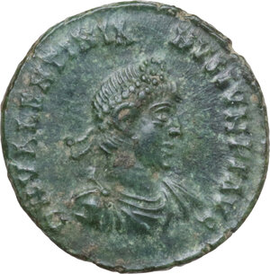 obverse: Valentinian II (375-392). AE 17.5 mm, Roma mint, 384-387