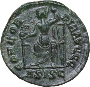 reverse: Valentinian II (375-392). AE 18 mm, Siscia mint, 378-383
