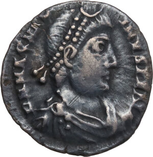 obverse: Magnus Maximus (383-388). AR Siliqua, Trier mint, 383-388