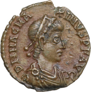 obverse: Magnus Maximus (383-388). AE 13.5 mm. Aquileia mint