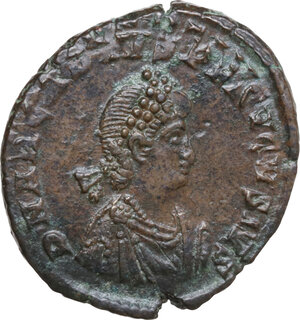 obverse: Arcadius (383-408). AE 24 mm, Constantinople mint, 383-388