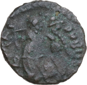 reverse: Johannes (Usurper, 423-425). AE 11 mm, Rome mint, 2nd officina, 423-425