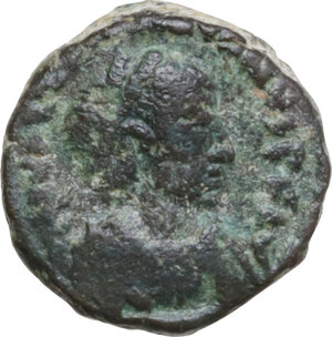 obverse: Valentinian III (425-455). AE 12 mm, Rome mint, 430-437
