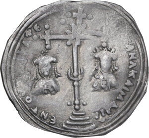 obverse: Michael VII Ducas (1071-1078). AR Miliaresion, Costantinople mint