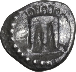 obverse: Bruttium, Kroton. AR Diobol, c. 525-425 BC