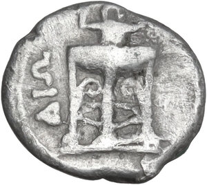 obverse: Bruttium, Kroton. AR Diobol, 425-350 BC