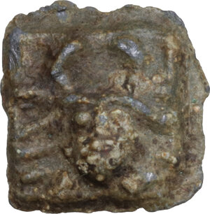 obverse: The Roman Empire. PB Tessera, square shaped