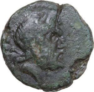 obverse: Bruttium, Petelia. AE Quadrans, late 3rd century BC