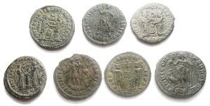 reverse: Impero Romano Insieme di 7 bronzetti