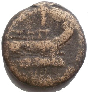 reverse: Repubblica Romana. Asse, dopo il 211 a.C. D/ Testa di Giano. R/ Prua a destra. g 32,1. mm 32,1 x 33,2. AE.