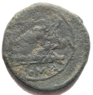 reverse: Repubblica Romana. Serie  spiga di grano e KA . Sestante, Sicilia ca 207-206. D/ Testa di Mercurio a destra, sopra due globetti. R/ Prua a destra; sopra spiga di grano, davanti KA. Sotto, ROMA. Syd. 310d. Cr. 69/6a. AE. g. 6,12 mm. 20,5 