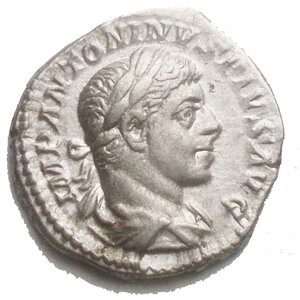 obverse: Roman Imperial Elagabalus, 218-222. Denarius (Silver, 18.5 mm, 3.04 g), Rome, 220-222. IMP ANTONINVS PIVS AVG Laureate and draped bust of Elagabalus to right, seen from behind. Rev. LIBERTAS AVG Libertas standing front, head to left, holding pileus in her right hand and scepter in her left; in field to right, star. BMC 220. Cohen 92. RIC 107. Good VF - A EF