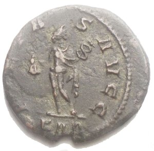 reverse: Numerianus (283-284 AD). AE Antoninianus (20.6 mm, 2.92 g), Rome. Av. IMP NVMERIANVS AVG, Radiate, draped and cuirassed bust right. Rev. PIETAS AVGG, Mercur standing left, holding purse and caduceus; KAΔ in exergue. RIC 416. 