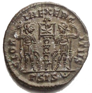 reverse: CONSTANTIUS II Centenionalis ou nummus Augustus 337-340 Siscia g 1,86. mm 16,7 aMint State