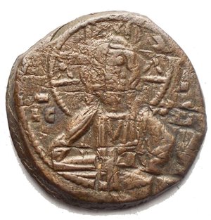 obverse: Byzantine Michael VII Doukas AD 1071-1078. Constantinople Anonymous follis Æ 23,24 mm., 4,91 g. Good very fine