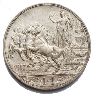 reverse: 1 Lira 1917 Ag Intonsa