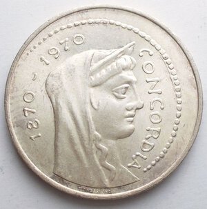 reverse: 1000 lire 1970 Ag FDC