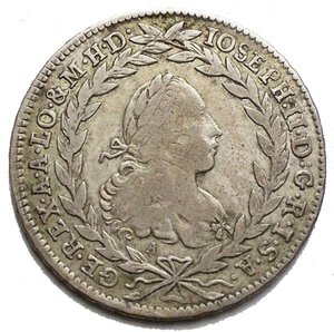 obverse: Joseph II 20 Kreuzer 1767