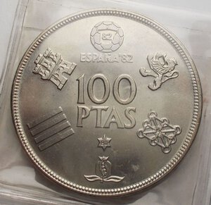 obverse: Spagna 100 Pesetas 1980 FS