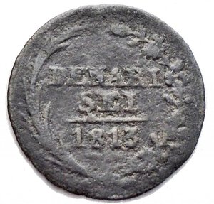 obverse: SVIZZERA - CANTON TICINO 6 Denari - Canton du Tessin 1813