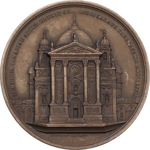 obverse: Leone XIII (1878-1903), Gioacchino Pecci. Medaglia 1903 commemorativa dell incoronazione del quadro di Maria Ausiliatrice a Torino