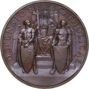 reverse: Pio XII (1938-1959), Eugenio Pacelli.. Medaglia annuale, A. XI. Difesa della fede cattolica
