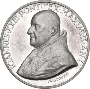 obverse: Giovanni XXIII (1958-1963), Angelo Roncalli. Medaglia annuale A.I