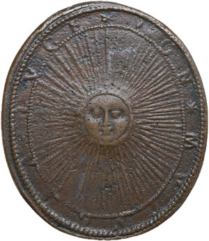 reverse: Mantova.  Ferdinando  Gonzaga (1612-1626). Medaglia ovale s.d