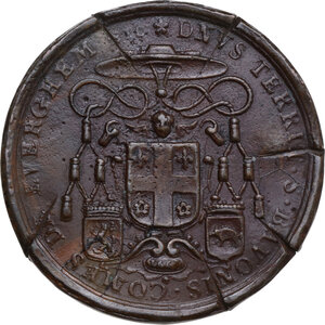 reverse: Karl van den Bosch (1660-1665). Medaglia del vescovo olandese seicentesca
