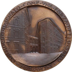 obverse: Medaglia A. XVII 1939 per l inaugurazione della sede delle commissioni legislative