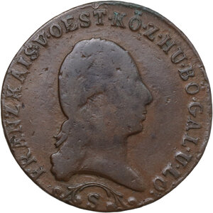 obverse: Austria.  Franz II (1792-1835).. AE Incuse Kreuzer, mintmark S