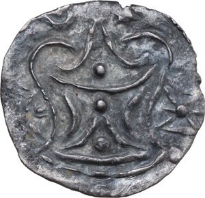 reverse: Cambodia.  Kingdom of Funan. Quarter of unit, 400-550 AD