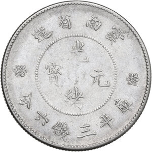 reverse: China.  50 cents Yunnan (1911-1915)
