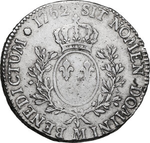 reverse: France.  Louis XV (1715-1774). Ecu 1752, Toulouse mint