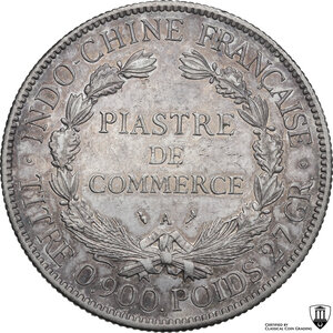 reverse: French Indochina.  Third republic (1870-1940).. Piastre 1907 A, Paris mint