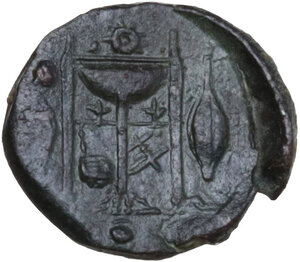 reverse: Leontini. AE Onkia, 405-402 BC