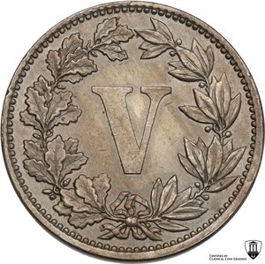 reverse: Mexico.  Federal Republic (1823-1905). 5 centavos 1882