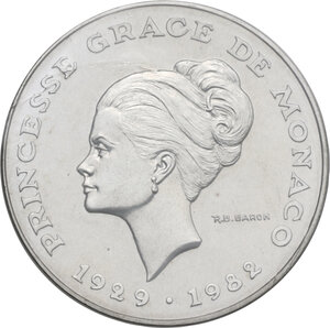 obverse: Monaco, Principality of .  Ranieri III (1949-2005). 10 Francs 1982 Princesse Grace ESSAI