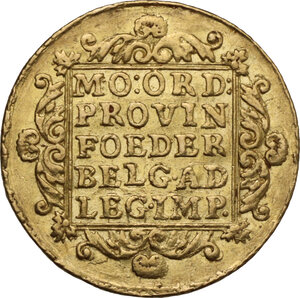 reverse: Netherlands.  Holland Province (1581-1795). Gouden Dukat 1781